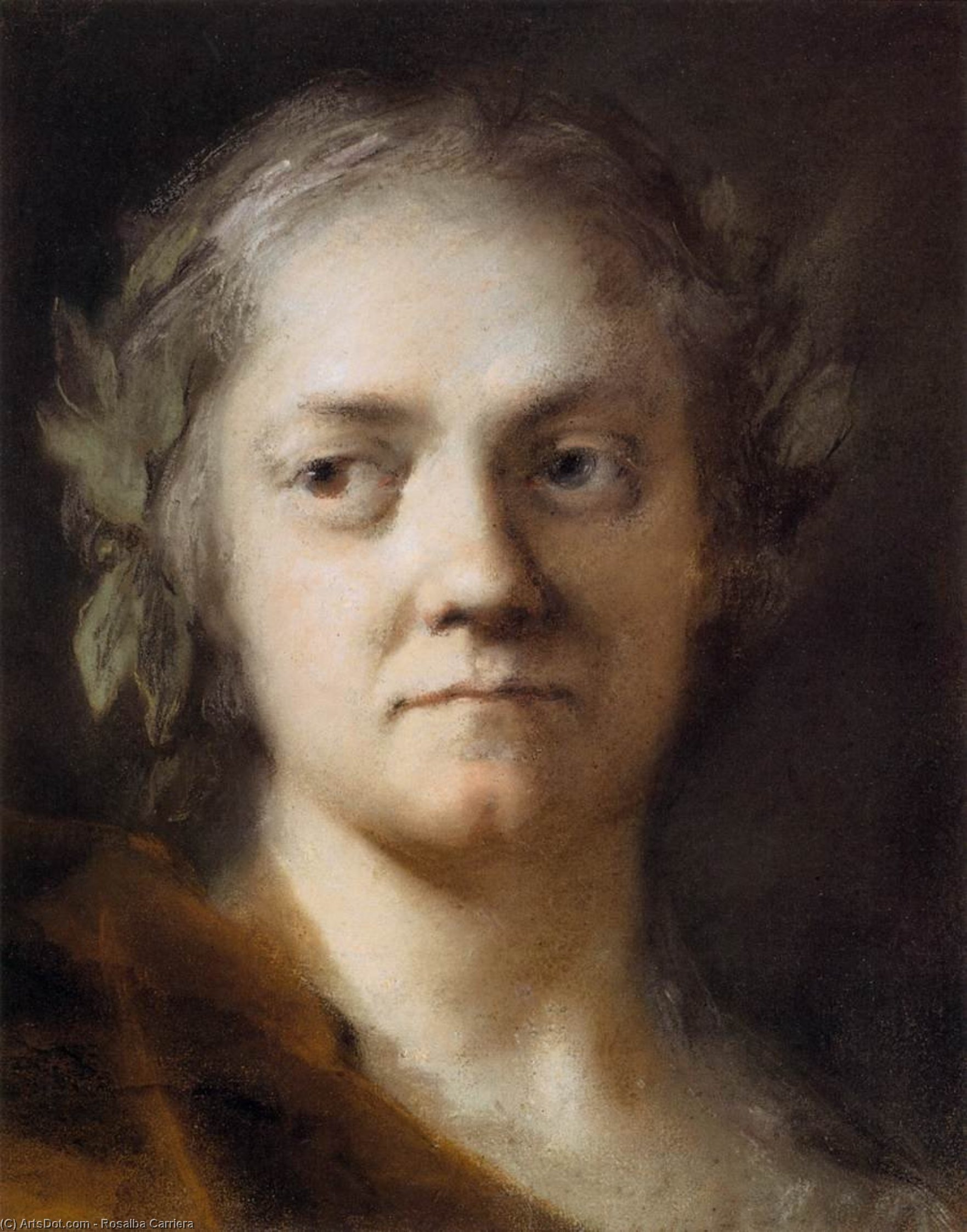 WikiOO.org - Encyclopedia of Fine Arts - Målning, konstverk Rosalba Carriera - Self-Portrait