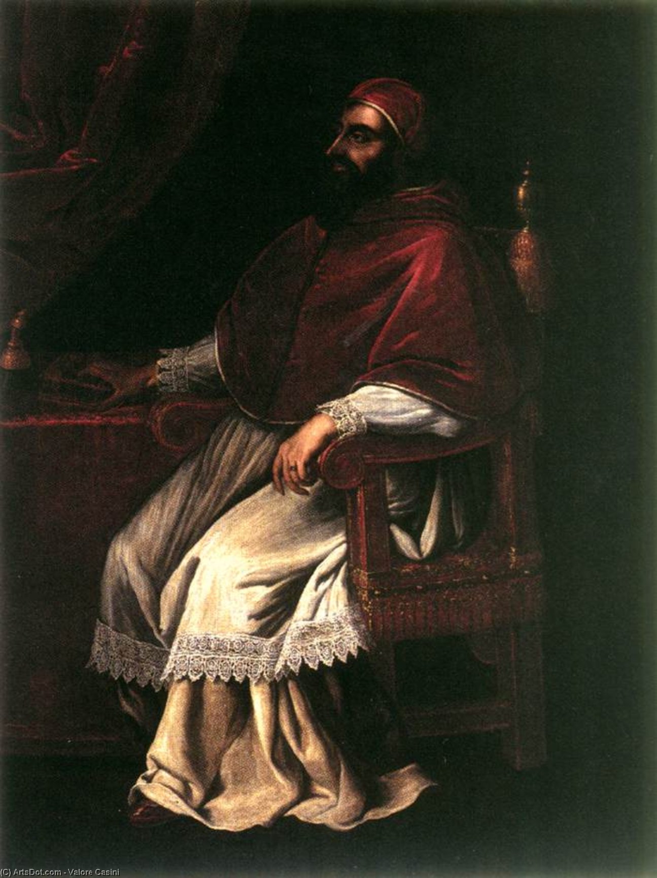 WikiOO.org - 백과 사전 - 회화, 삽화 Valore Casini - Portrait of Clement VII