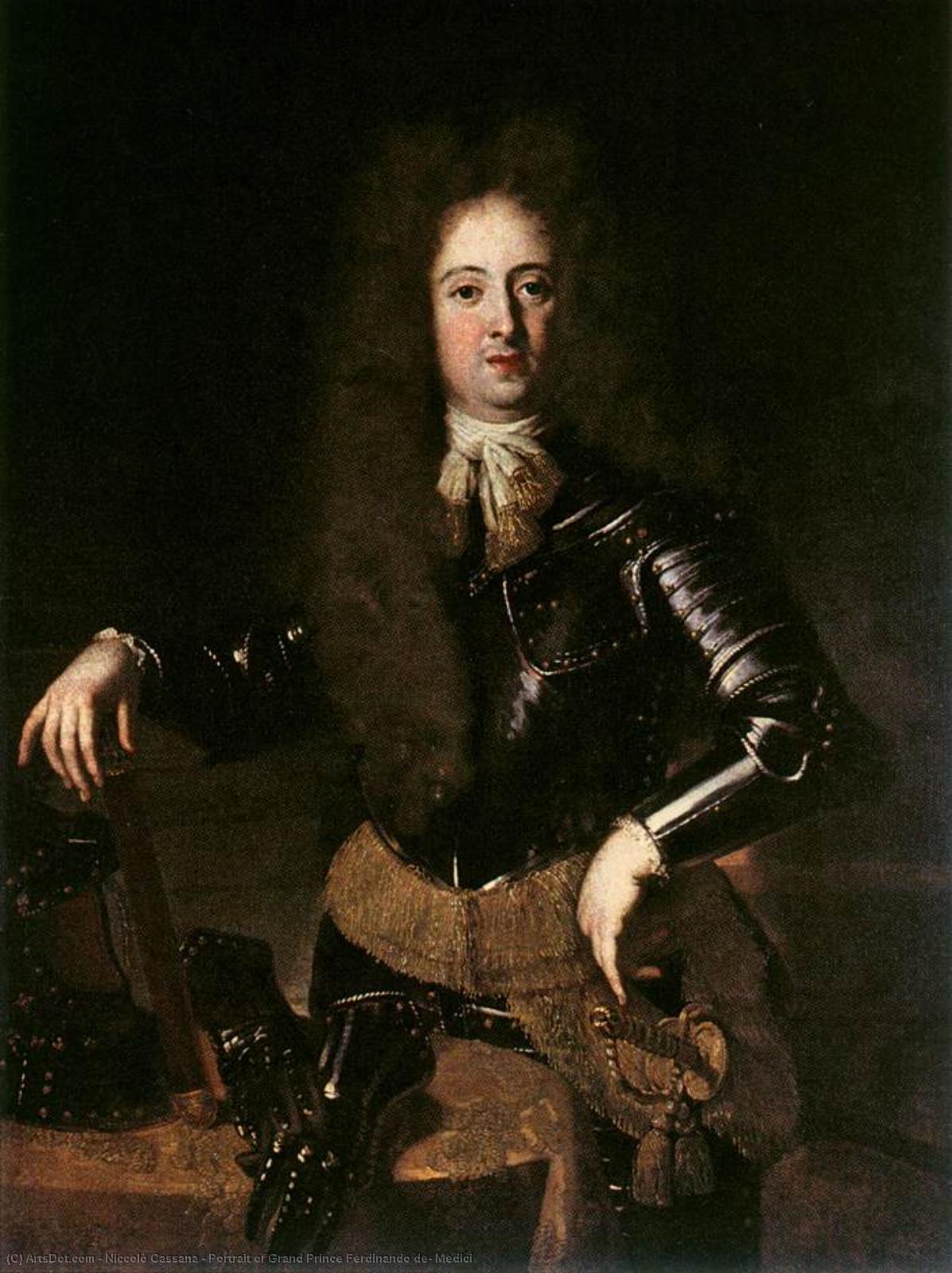 WikiOO.org - 백과 사전 - 회화, 삽화 Niccolò Cassana - Portrait of Grand Prince Ferdinando de' Medici