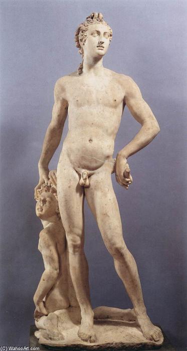 WikiOO.org - Enciklopedija dailės - Tapyba, meno kuriniai Benvenuto Cellini - Apollo and Hyacinth