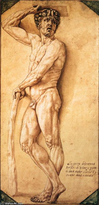 Wikioo.org - The Encyclopedia of Fine Arts - Painting, Artwork by Benvenuto Cellini - Satyr