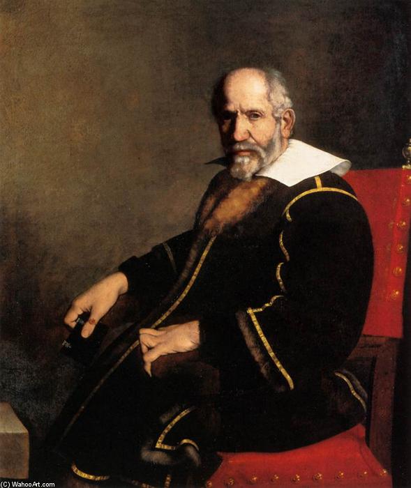 Wikioo.org – L'Encyclopédie des Beaux Arts - Peinture, Oeuvre de Carlo Ceresa - Portrait d un vieux monsieur