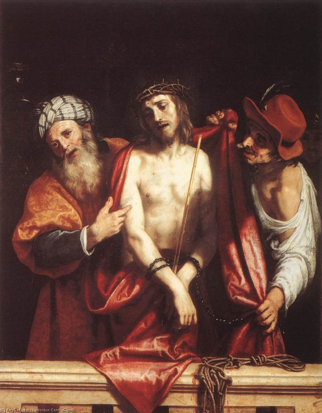 Wikioo.org - The Encyclopedia of Fine Arts - Painting, Artwork by Lodovico Cardi (Cigoli) - Ecce Homo
