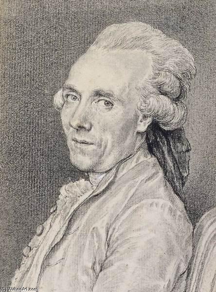 WikiOO.org - Encyclopedia of Fine Arts - Maleri, Artwork Charles Nicolas Cochin - Portrait of Claude-Joseph Vernet