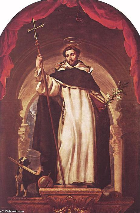 Wikioo.org - The Encyclopedia of Fine Arts - Painting, Artwork by Claudio Coello - St Dominic of Guzman