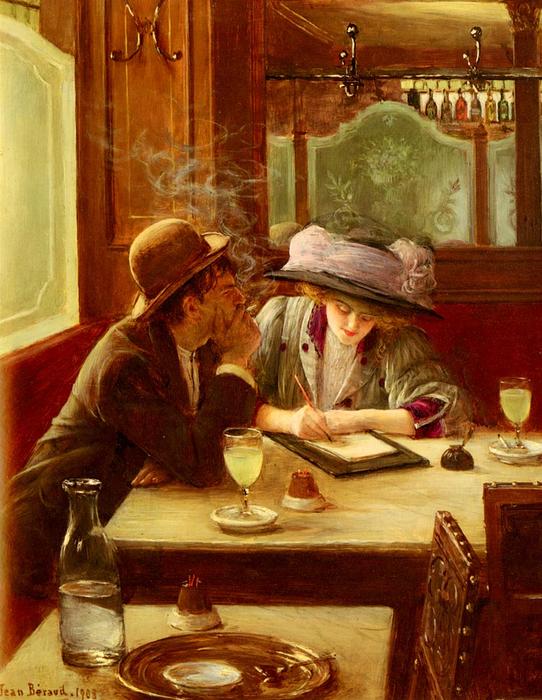 Wikioo.org - The Encyclopedia of Fine Arts - Painting, Artwork by Jean Georges Béraud - The Letter