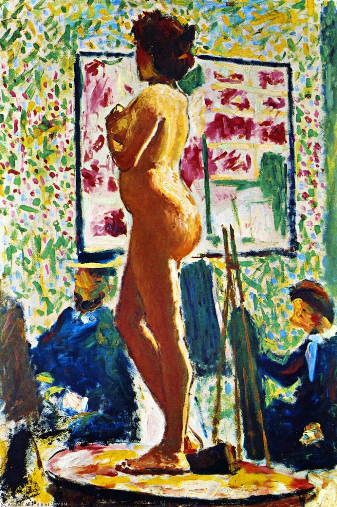 Wikioo.org - The Encyclopedia of Fine Arts - Painting, Artwork by Albert Marquet - Life Class at the École des Beaux-Arts