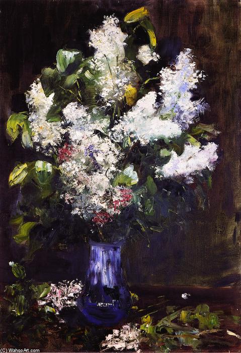WikiOO.org - אנציקלופדיה לאמנויות יפות - ציור, יצירות אמנות Lesser Ury - Lilac Bouquet