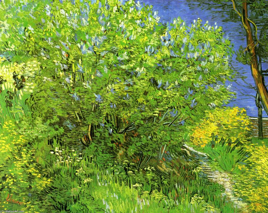 WikiOO.org - Güzel Sanatlar Ansiklopedisi - Resim, Resimler Vincent Van Gogh - Lilacs