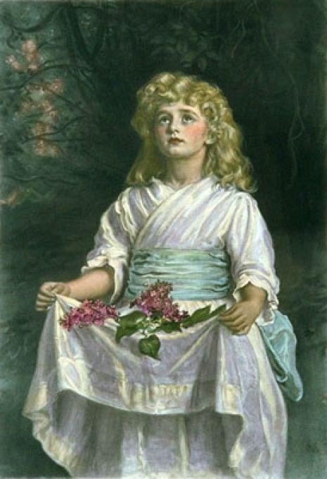 Wikioo.org - The Encyclopedia of Fine Arts - Painting, Artwork by John Everett Millais - Lilacs