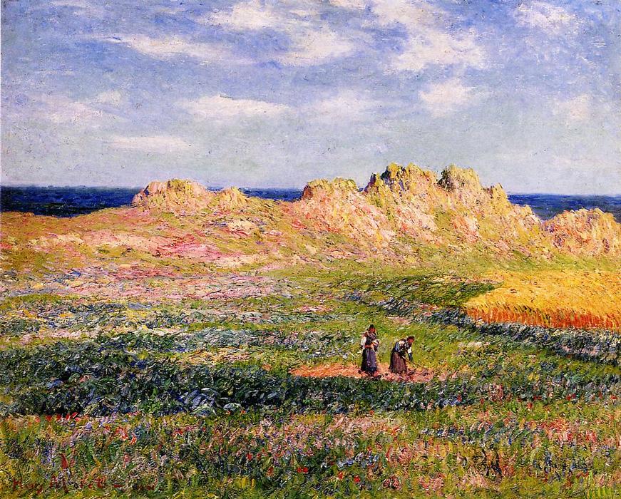 Wikioo.org - The Encyclopedia of Fine Arts - Painting, Artwork by Henri Moret - L'Ile d'Ouessant