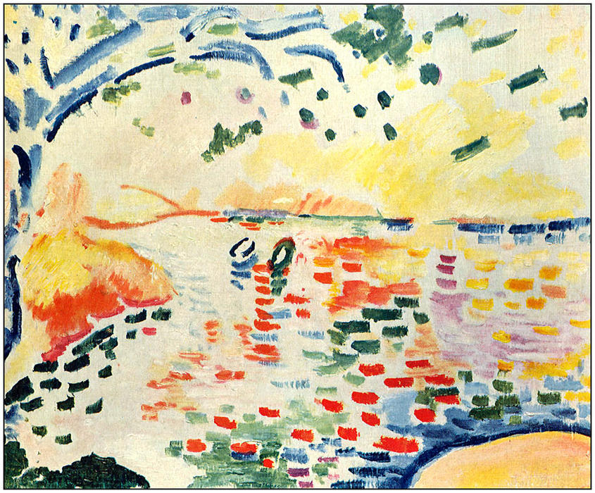 WikiOO.org - Encyclopedia of Fine Arts - Schilderen, Artwork Georges Braque - Little Bay at La Ciotat (also known as Cove at La Ciotat)
