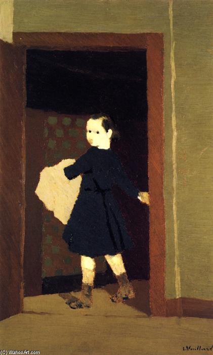 Wikioo.org - The Encyclopedia of Fine Arts - Painting, Artwork by Jean Edouard Vuillard - The LIttle Delivery Boy