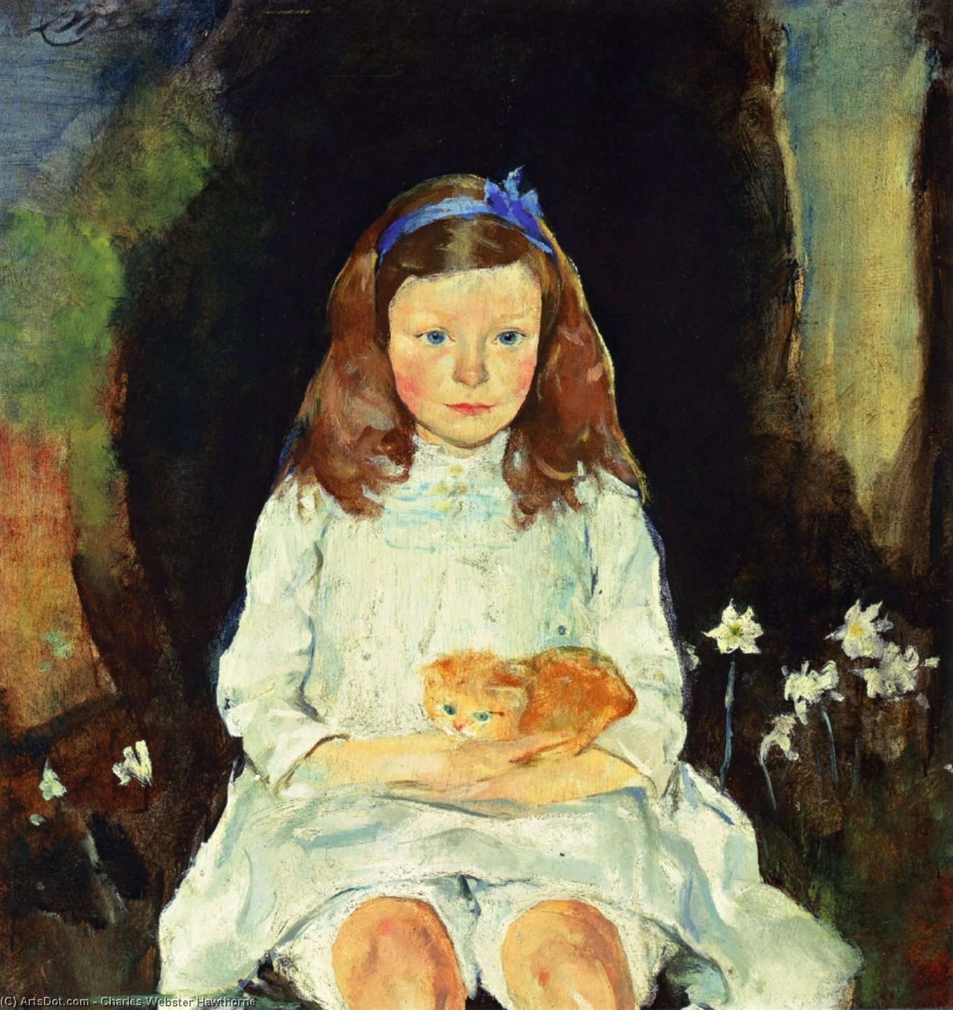 WikiOO.org - Enciclopedia of Fine Arts - Pictura, lucrări de artă Charles Webster Hawthorne - Little Dora