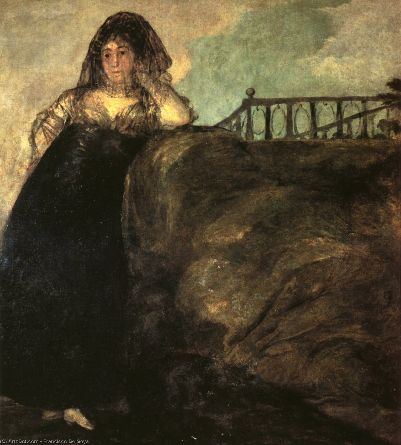 WikiOO.org - 百科事典 - 絵画、アートワーク Francisco De Goya - ラ Leocadia