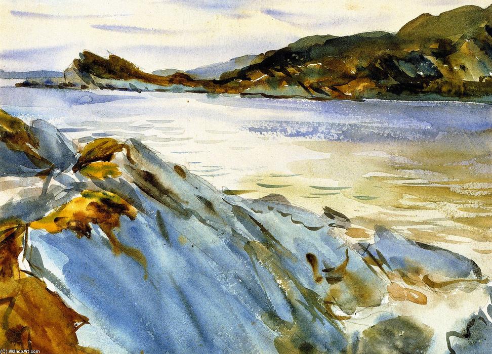 Wikioo.org - The Encyclopedia of Fine Arts - Painting, Artwork by John Singer Sargent - Loch Moidart, Inverness-shire