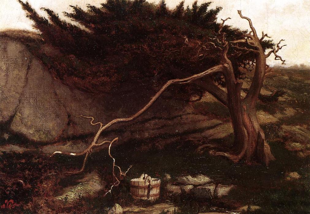 WikiOO.org - Encyclopedia of Fine Arts - Maľba, Artwork Elihu Vedder - The Lonely Spring