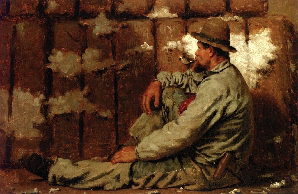 Wikioo.org - The Encyclopedia of Fine Arts - Painting, Artwork by John George Brown - A Longshoreman
