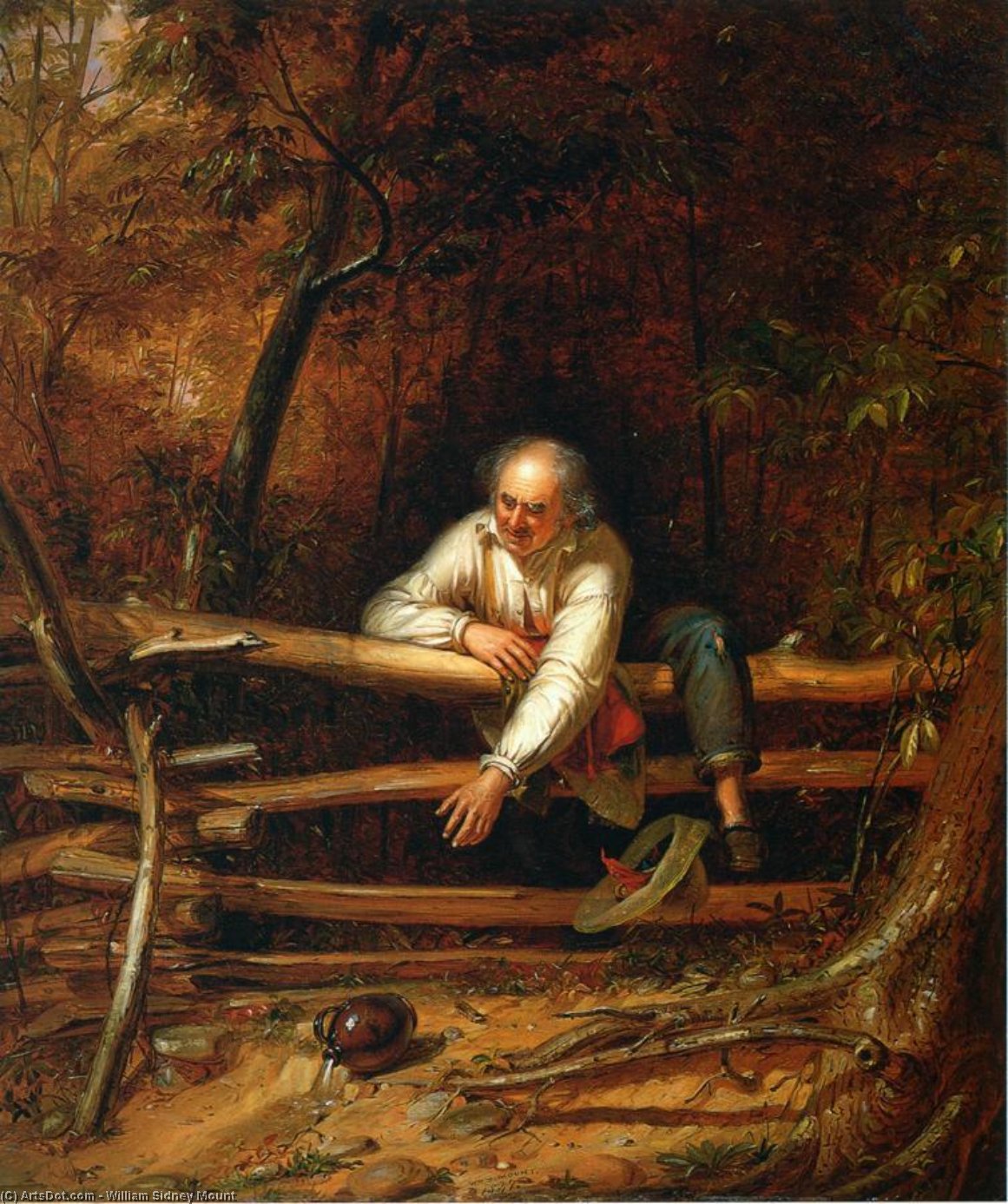Wikioo.org - The Encyclopedia of Fine Arts - Painting, Artwork by William Sidney Mount - Loss and Gain