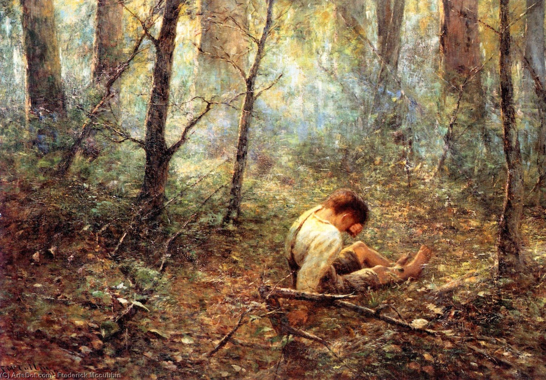 Wikioo.org - The Encyclopedia of Fine Arts - Painting, Artwork by Frederick Mccubbin - Lost