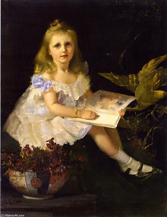 Wikioo.org - The Encyclopedia of Fine Arts - Painting, Artwork by Thomas William Roberts - Louise, Daughter of the Hon. L. I. Smith