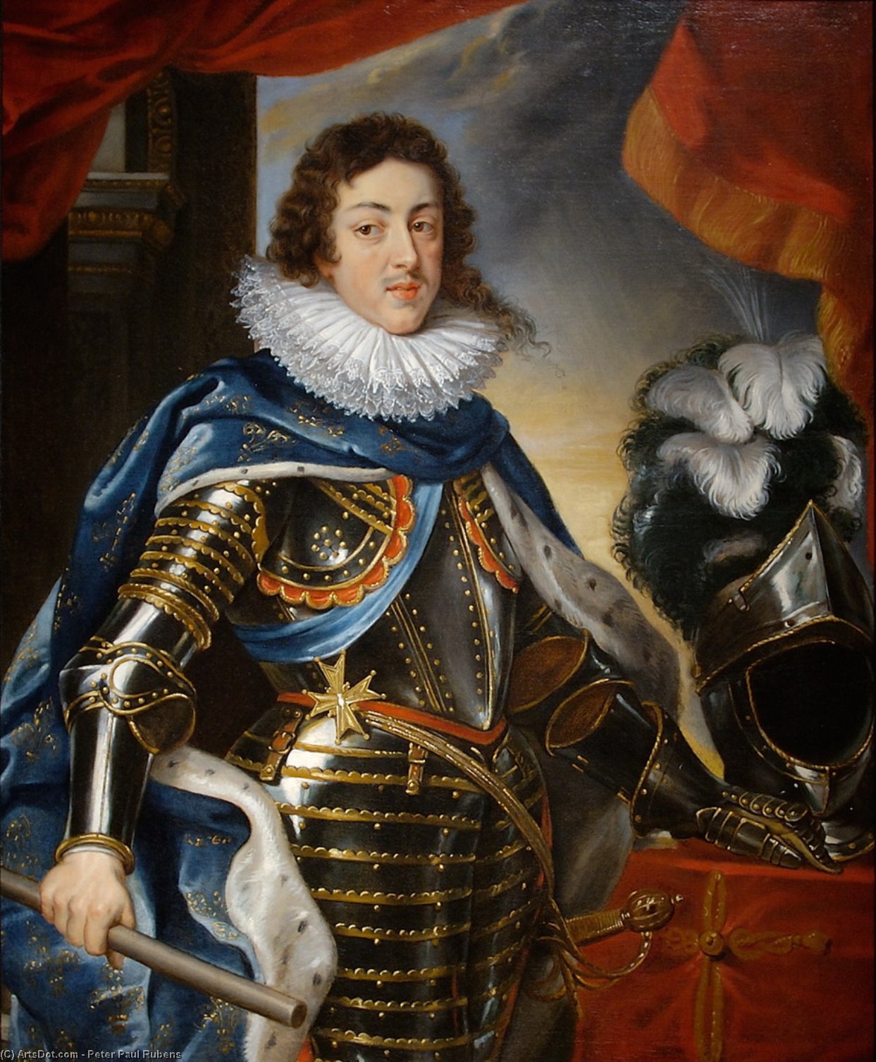 WikiOO.org - Енциклопедія образотворчого мистецтва - Живопис, Картини
 Peter Paul Rubens - Louis XIII