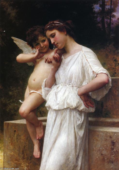 Wikioo.org - สารานุกรมวิจิตรศิลป์ - จิตรกรรม William Adolphe Bouguereau - Love's Scerets