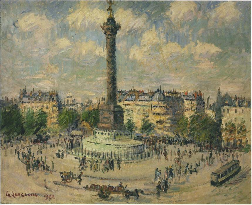 Wikioo.org – L'Encyclopédie des Beaux Arts - Peinture, Oeuvre de Gustave Loiseau - La Place de la Bastille