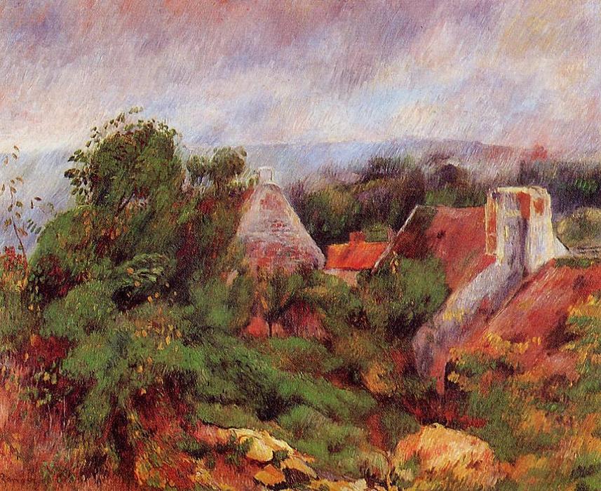 Wikioo.org - The Encyclopedia of Fine Arts - Painting, Artwork by Pierre-Auguste Renoir - La Roche-Guyon