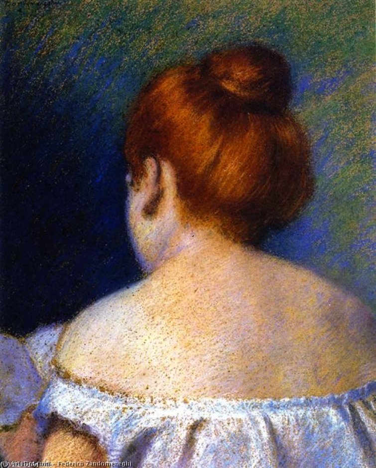 Wikioo.org - The Encyclopedia of Fine Arts - Painting, Artwork by Federico Zandomeneghi - La Roussotte