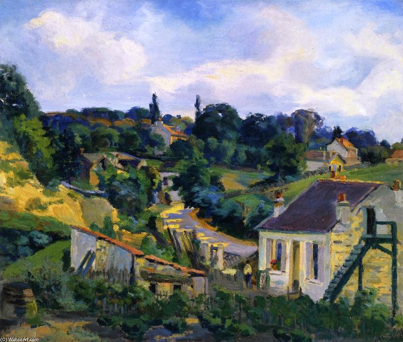 Wikioo.org - The Encyclopedia of Fine Arts - Painting, Artwork by Jean Baptiste Armand Guillaumin - La Route Tournante