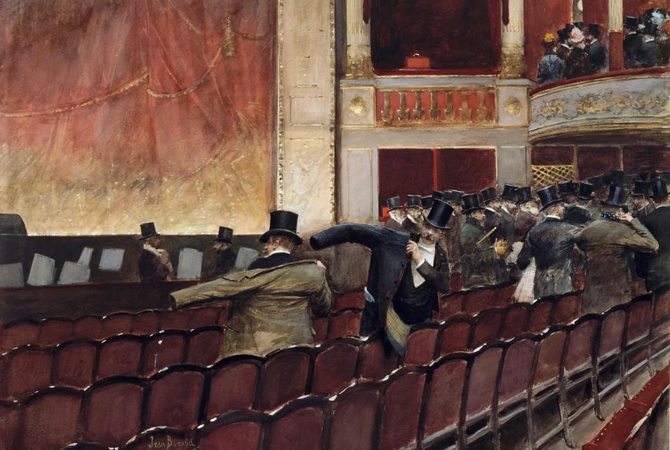 Wikioo.org – L'Enciclopedia delle Belle Arti - Pittura, Opere di Jean Georges Béraud - La sortie de théâtre