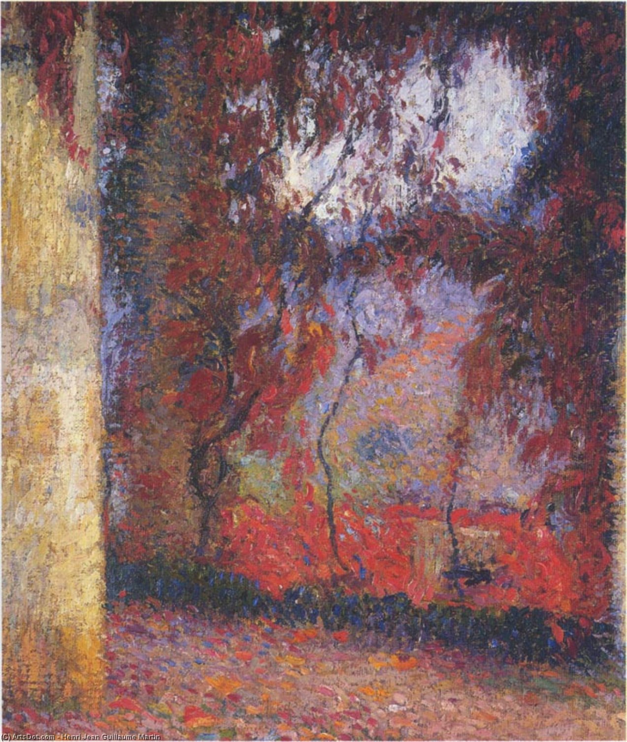 Wikioo.org - The Encyclopedia of Fine Arts - Painting, Artwork by Henri Jean Guillaume Martin - La Terrasse