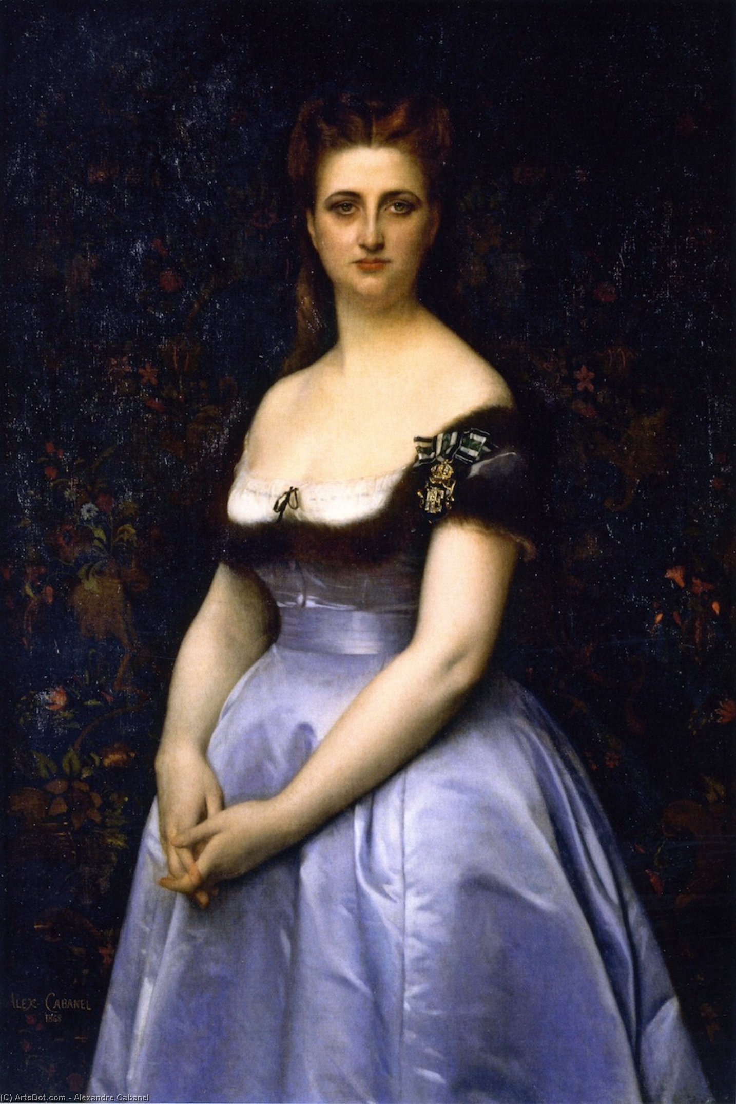 WikiOO.org - Encyclopedia of Fine Arts - Malba, Artwork Alexandre Cabanel - Madame Carette