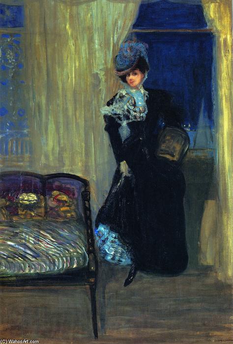 Wikioo.org - The Encyclopedia of Fine Arts - Painting, Artwork by Charles Edward Conder - Madame Errazuriz