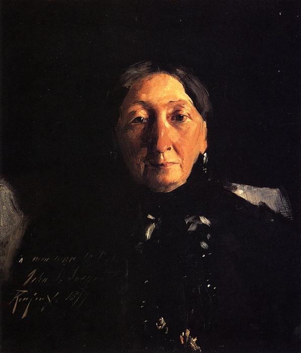 Wikioo.org - สารานุกรมวิจิตรศิลป์ - จิตรกรรม John Singer Sargent - Madame Frencois Buloz