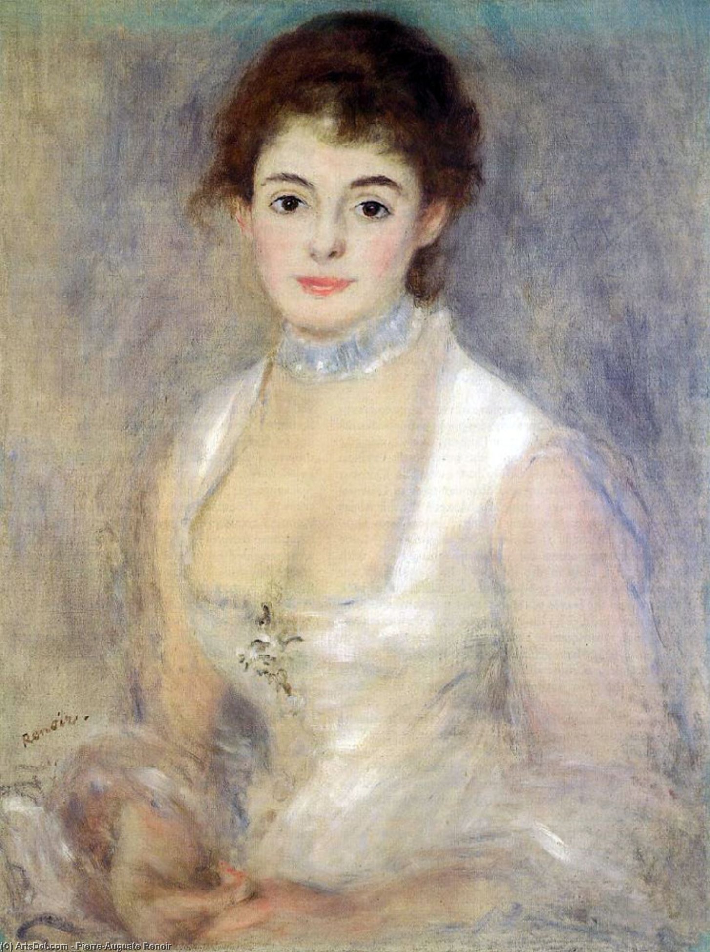 Wikioo.org – L'Enciclopedia delle Belle Arti - Pittura, Opere di Pierre-Auguste Renoir - La signora Henriot