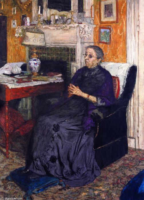 WikiOO.org - Encyclopedia of Fine Arts - Maľba, Artwork Jean Edouard Vuillard - Madame Louis Kapferer
