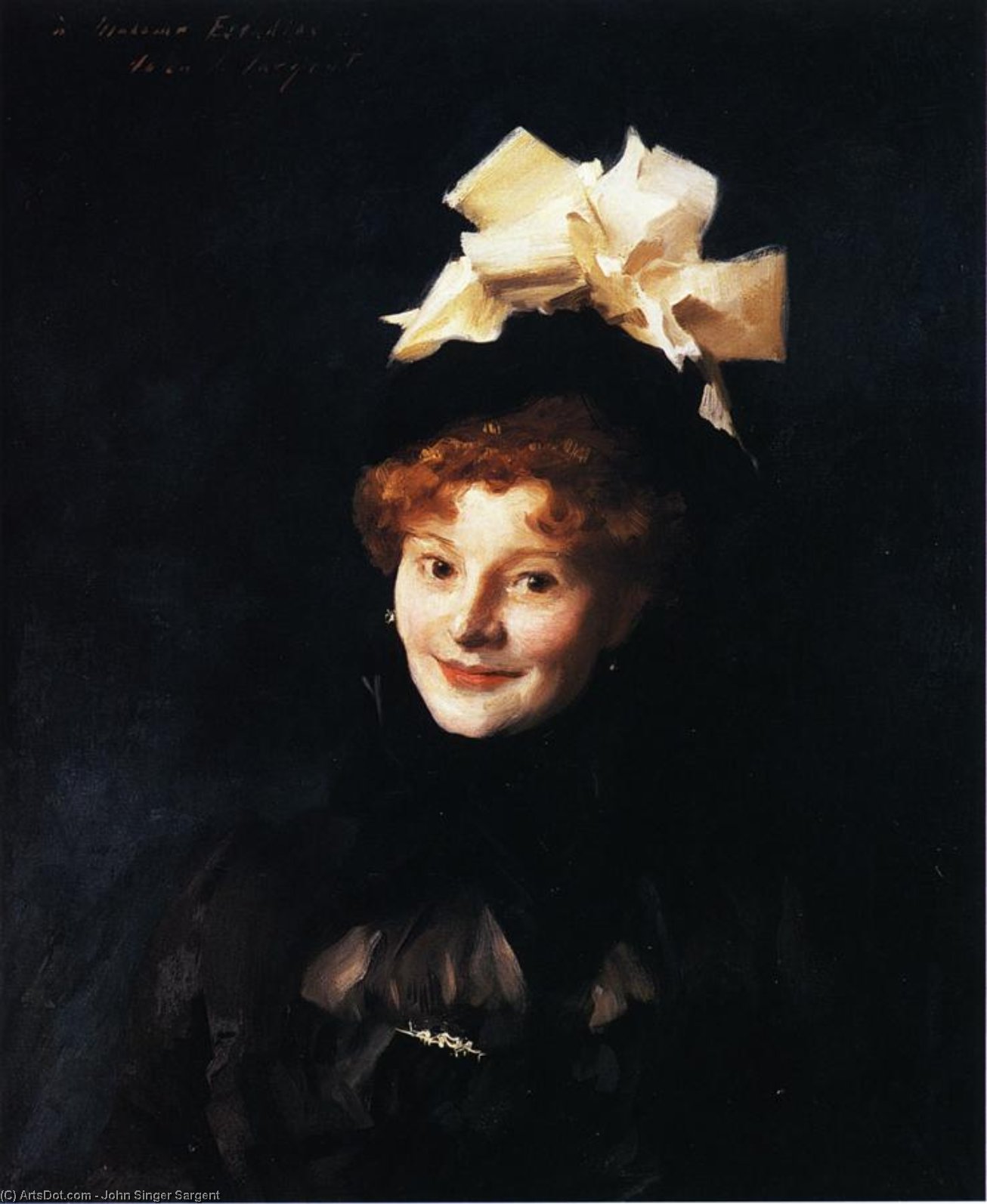 Wikioo.org - The Encyclopedia of Fine Arts - Painting, Artwork by John Singer Sargent - Madame Paul Escudier