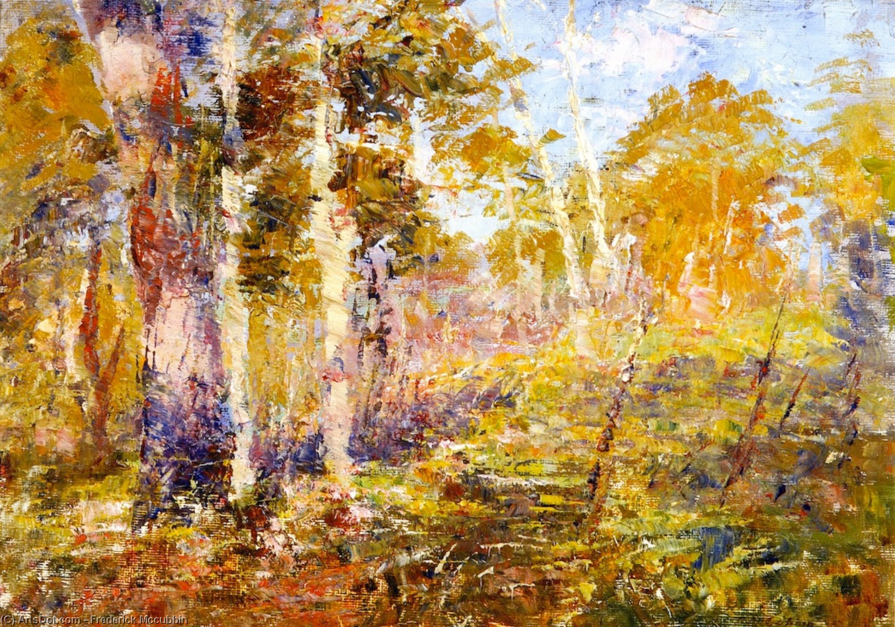 Wikioo.org - The Encyclopedia of Fine Arts - Painting, Artwork by Frederick Mccubbin - Madedon Landscape