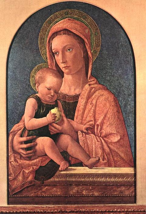 WikiOO.org - Encyclopedia of Fine Arts - Maleri, Artwork Giovanni Bellini - Madonna and Child