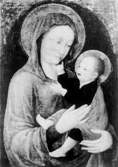 Wikioo.org - The Encyclopedia of Fine Arts - Painting, Artwork by Jacopo Bellini - Madonna mit dem Kind