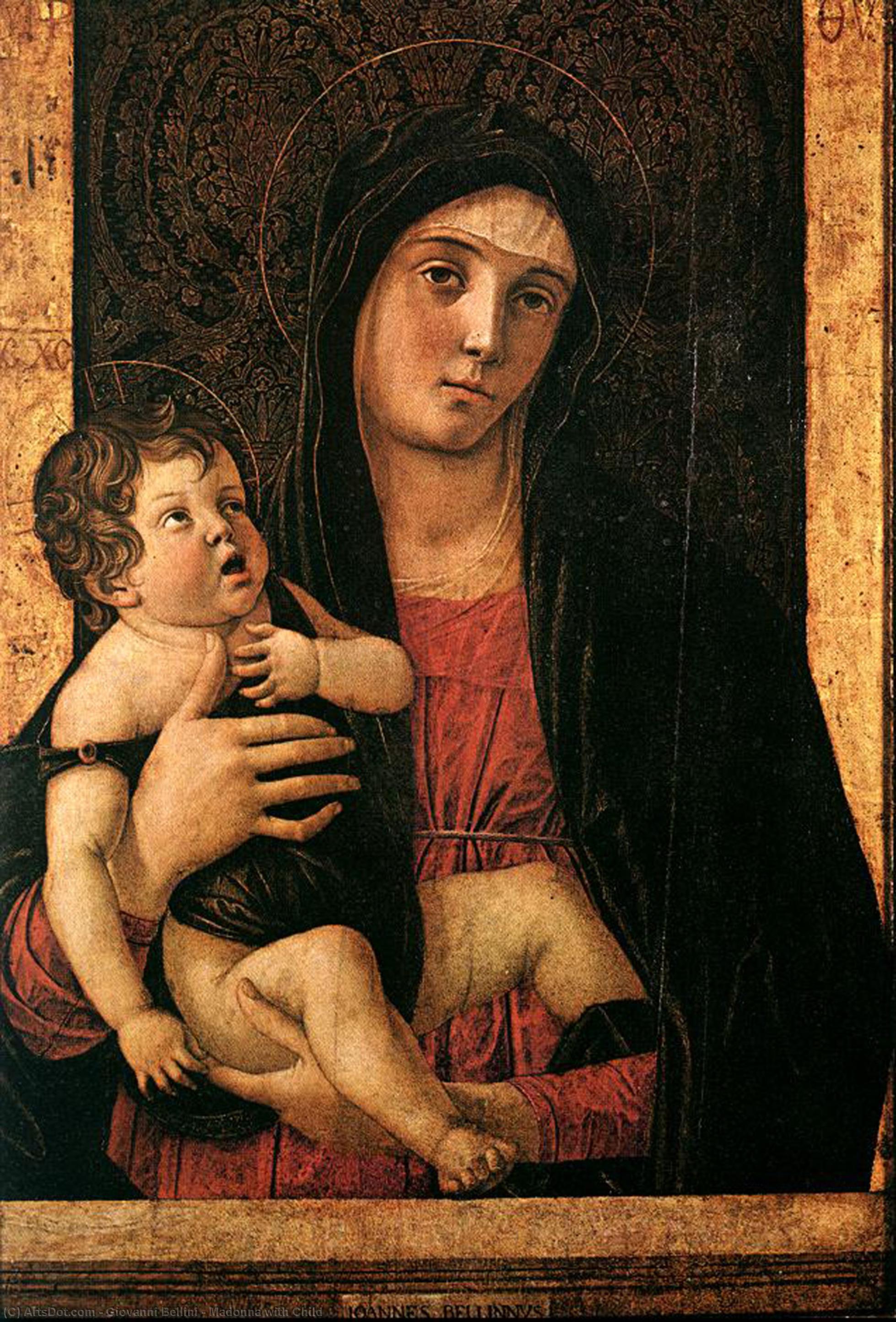 WikiOO.org - Encyclopedia of Fine Arts - Lukisan, Artwork Giovanni Bellini - Madonna with Child