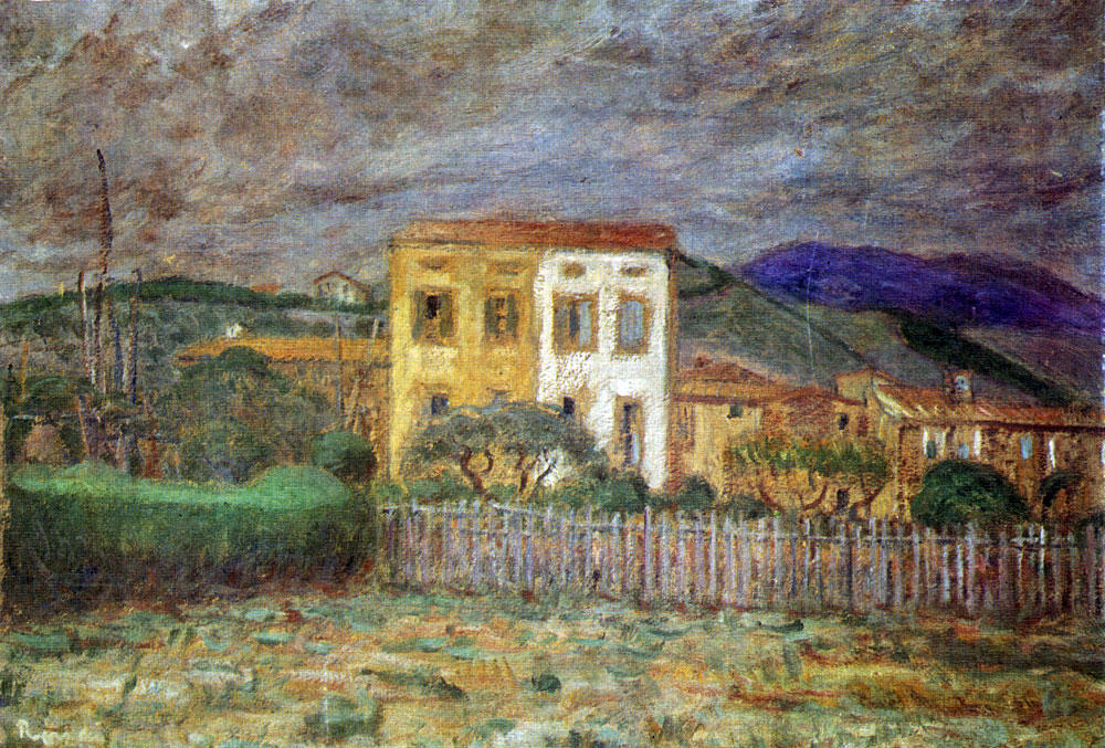 Wikioo.org - The Encyclopedia of Fine Arts - Painting, Artwork by Jozsef Rippl Ronai - Maillol's House in the vicinity of Banyuls