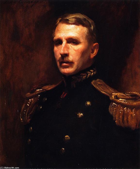 WikiOO.org - אנציקלופדיה לאמנויות יפות - ציור, יצירות אמנות John Singer Sargent - Major General Leonard Wood
