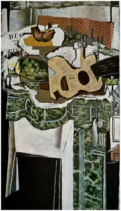 Wikioo.org - The Encyclopedia of Fine Arts - Painting, Artwork by Georges Braque - The Mantelpiece
