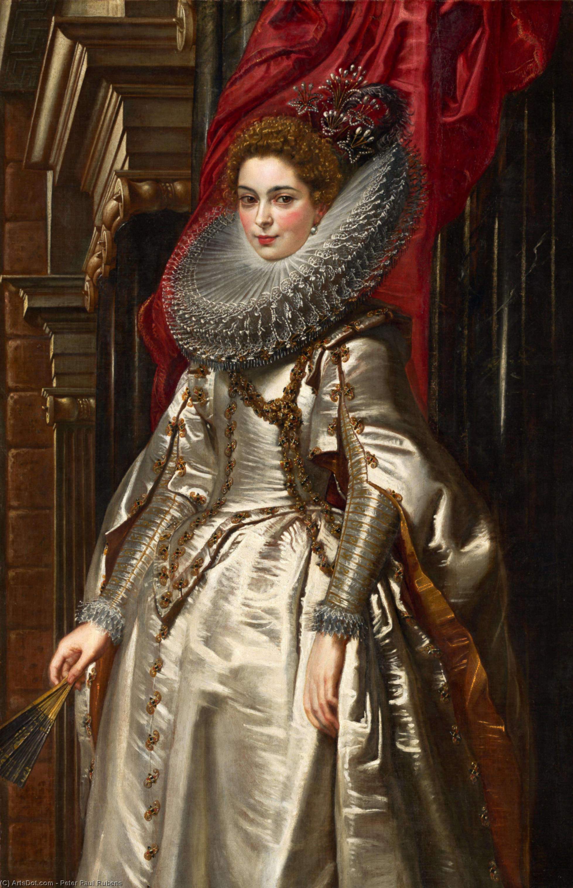 Wikioo.org - The Encyclopedia of Fine Arts - Painting, Artwork by Peter Paul Rubens - Marchesa Brigida Spinola Doria