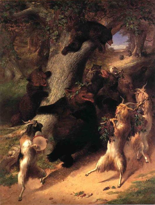 Wikioo.org - The Encyclopedia of Fine Arts - Painting, Artwork by William Holbrook Beard - The March of Selenus
