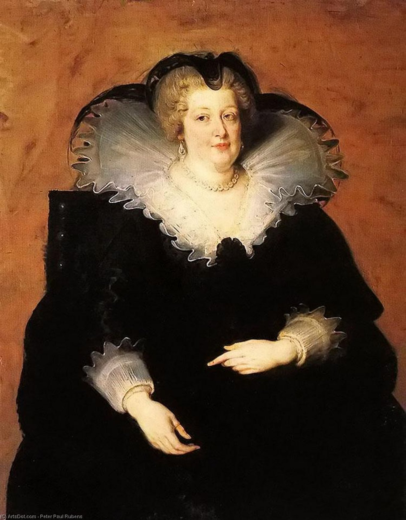 Wikioo.org - The Encyclopedia of Fine Arts - Painting, Artwork by Peter Paul Rubens - Marie de Medici, Queen of France