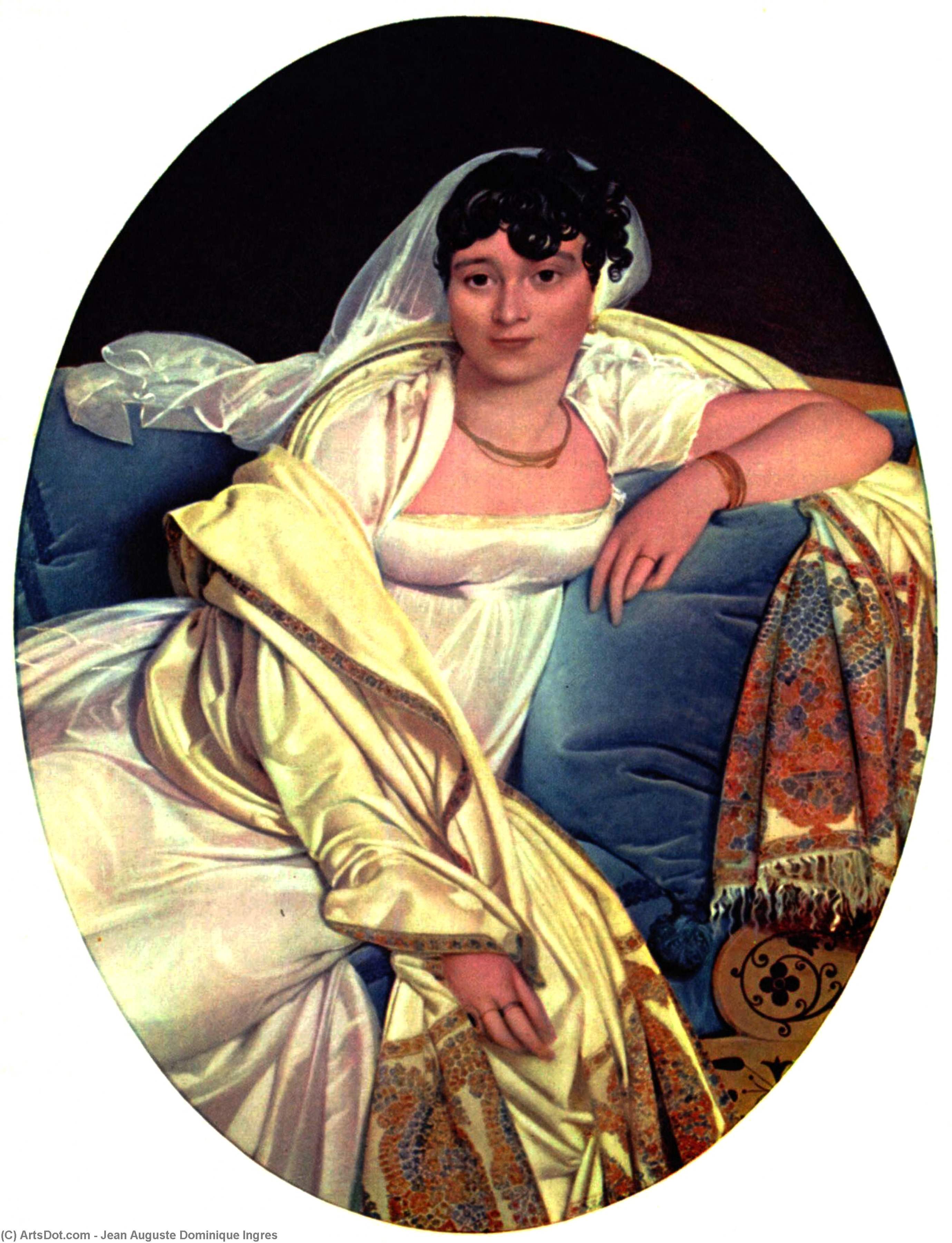 WikiOO.org - Encyclopedia of Fine Arts - Lukisan, Artwork Jean Auguste Dominique Ingres - Marie-Francoise Riviere